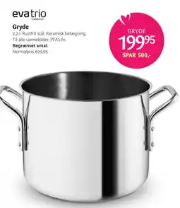 Kop & Kande Eva trio Gryde tilbud