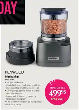 Kop & Kande KENWOOD Minihakker tilbud