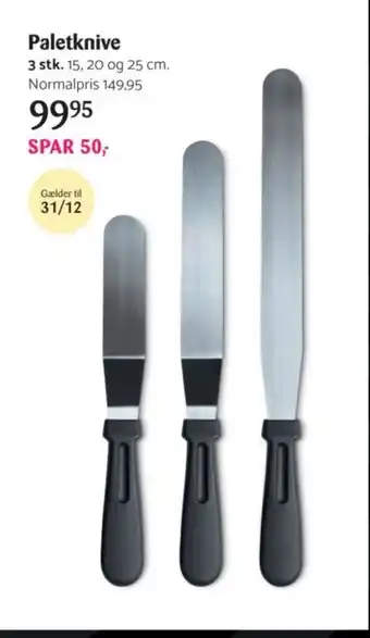 Kop & Kande Paletknive tilbud