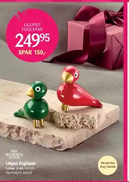 Kop & Kande Liliput Fuglepar tilbud