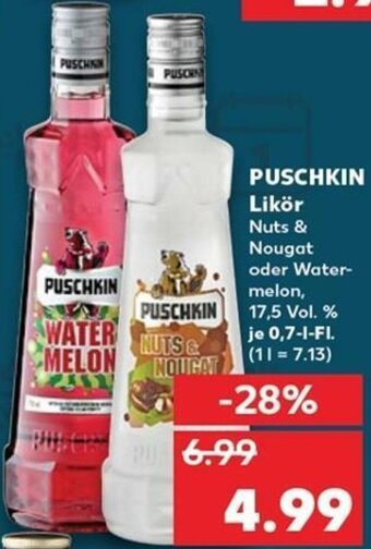 Kaufland Puschkin Likör tilbud