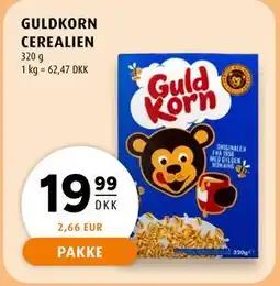 Scandinavian Park GULDKORN CEREALIEN, DKK 19.99 tilbud