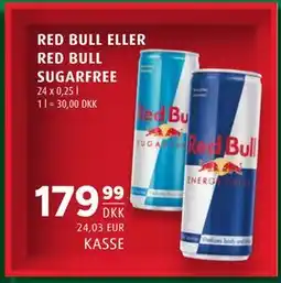 Scandinavian Park RED BULL ELLER RED BULL SUGARFREE, DKK 179.99 tilbud