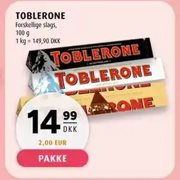 Scandinavian Park TOBLERONE, DKK 14.99 tilbud