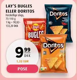 Scandinavian Park LAY’S BUGLES ELLER DORITOS, DKK 9.99 tilbud