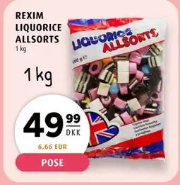 Scandinavian Park REXIM LIQUORICE ALLSORTS, DKK 49.99 tilbud