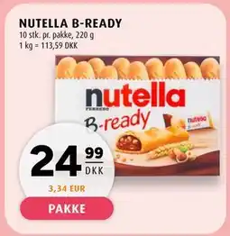 Scandinavian Park NUTELLA B-READY, DKK 24.99 tilbud