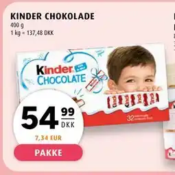 Scandinavian Park KINDER CHOKOLADE, DKK 54.99 tilbud