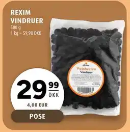 Scandinavian Park REXIM VINDRUER, DKK 29.99 tilbud