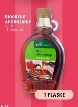 Scandinavian Park BIOGRENO AHORNSIRUP, DKK 35 tilbud