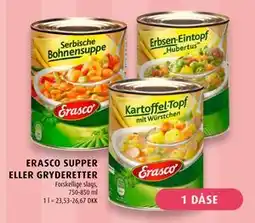 Scandinavian Park ERASCO SUPPER ELLER GRYDERETTER, DKK 20 tilbud