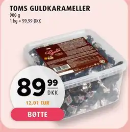 Scandinavian Park TOMS GULDKARAMELLER, DKK 89.99 tilbud