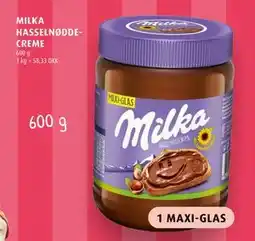 Scandinavian Park MILKA HASSELNØDDECREME, DKK 35 tilbud
