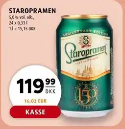 Scandinavian Park STAROPRAMEN, DKK 119.99 tilbud