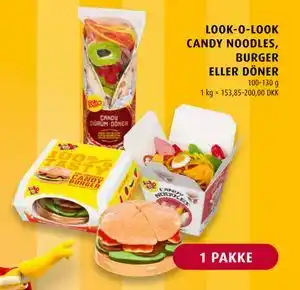 Scandinavian Park LOOK-O-LOOK CANDY NOODLES, BURGER ELLER DÖNER, DKK 20 tilbud