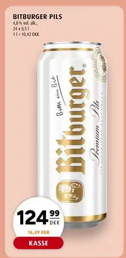 Scandinavian Park BITBURGER PILS, DKK 124.99 tilbud