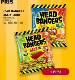 Scandinavian Park HEAD BANGERS CRAZY SOUR, DKK 20 tilbud