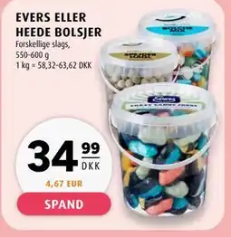 Scandinavian Park EVERS ELLER HEEDE BOLSJER, DKK 34.99 tilbud
