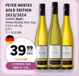 Scandinavian Park PETER MERTES GOLD EDITION 2023/2024, DKK 39.99 tilbud
