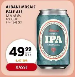 Scandinavian Park ALBANI MOSAIC PALE ALE, DKK 49.99 tilbud