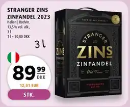 Scandinavian Park STRANGER ZINS ZINFANDEL 2023, DKK 89.99 tilbud