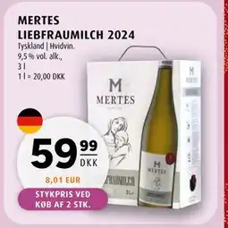 Scandinavian Park MERTES LIEBFRAUMILCH 2024, DKK 59.99 tilbud