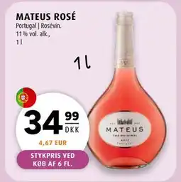 Scandinavian Park MATEUS ROSÉ, DKK 34.99 tilbud