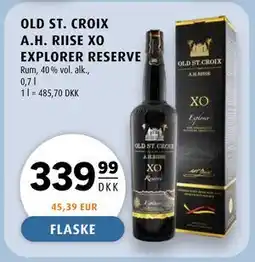 Scandinavian Park OLD ST. CROIX A.H. RIISE XO EXPLORER RESERVE, DKK 339.99 tilbud