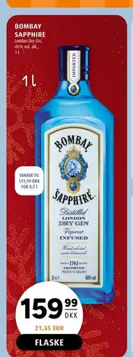 Scandinavian Park BOMBAY SAPPHIRE, DKK 159.99 tilbud