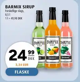 Scandinavian Park BARMIX SIRUP, DKK 24.99 tilbud