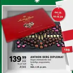 Scandinavian Park ANTHON BERG DIPLOMAT, DKK 139.99 tilbud