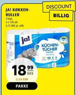 Scandinavian Park JA! KØKKENRULLER, DKK 18.99 tilbud