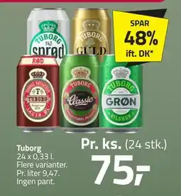 Fleggaard Tuborg, DKK 75 tilbud