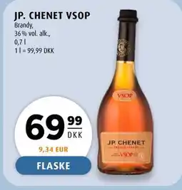 Scandinavian Park JP. CHENET VSOP, DKK 69.99 tilbud
