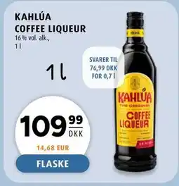 Scandinavian Park KAHLÚA COFFEE LIQUEUR, DKK 109.99 tilbud