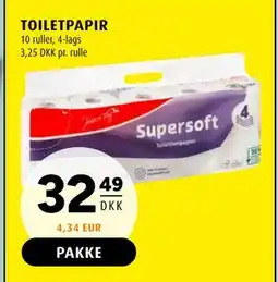 Scandinavian Park TOILETPAPIR, DKK 32.49 tilbud