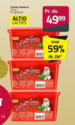 Fleggaard Cloetta Juleskum, DKK 49.99 tilbud