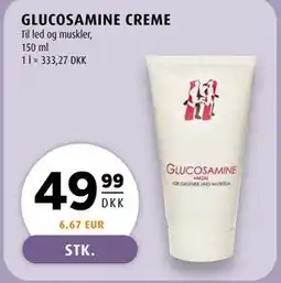Scandinavian Park GLUCOSAMINE CREME, DKK 49.99 tilbud