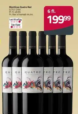 Fleggaard MontGras Quatro Red, DKK 199.99 tilbud