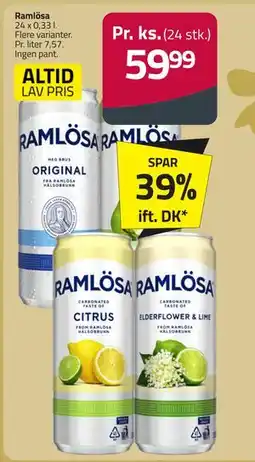 Fleggaard Ramlösa, DKK 59.99 tilbud