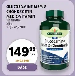 Scandinavian Park GLUCOSAMINE MSM & CHONDROITIN MED C-VITAMIN, DKK 149.99 tilbud