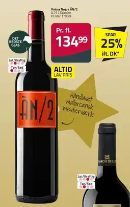 Fleggaard Anima Negra ÃN/2, DKK 134.99 tilbud