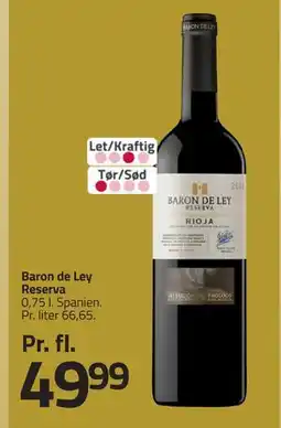 Fleggaard Baron de Ley Reserva, DKK 49.99 tilbud