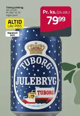 Fleggaard Tuborg Julebryg, DKK 79.99 tilbud