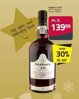 Fleggaard Graham’s 10 YO, DKK 139.99 tilbud
