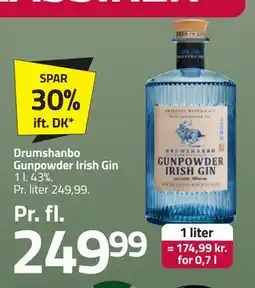 Fleggaard Drumshanbo Gunpowder Irish Gin, DKK 249.99 tilbud