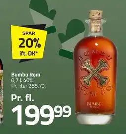 Fleggaard Bumbu Rom, DKK 199.99 tilbud