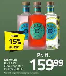 Fleggaard Malfy Gin, DKK 159.99 tilbud