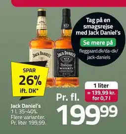 Fleggaard Jack Daniel’s, DKK 199.99 tilbud