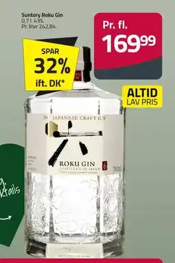 Fleggaard Suntory Roku Gin, DKK 169.99 tilbud